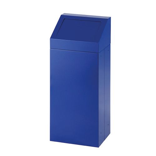 Odpadkový koš s odnímacím víkem modrý 45 l