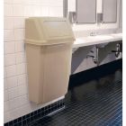 Nástěnný odpadkový koš na toalety - béžový