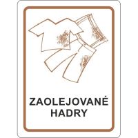 Samolepka zaolejované hadry 120x160 mm