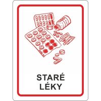 Samolepka staré léky 120x160 mm