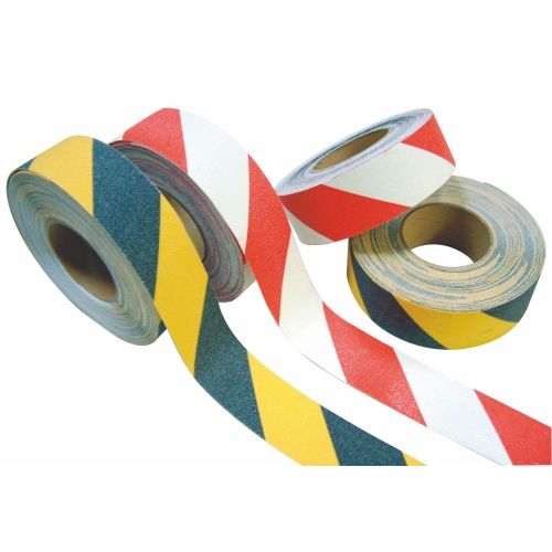 Protiskluzová páska 50 mm x 18,3 m -  červeno-bílá