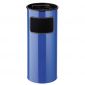 Odpadkový koš s popelníkem - modrý 30 l.