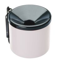 Popelník nástěnný průměr 150mm bílo/černý