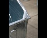 Kontejner žárově zinkovaný kovový  1100l - sklo