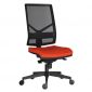 Kancelářská židle s vysokým opěrákem OMNIA oranžová