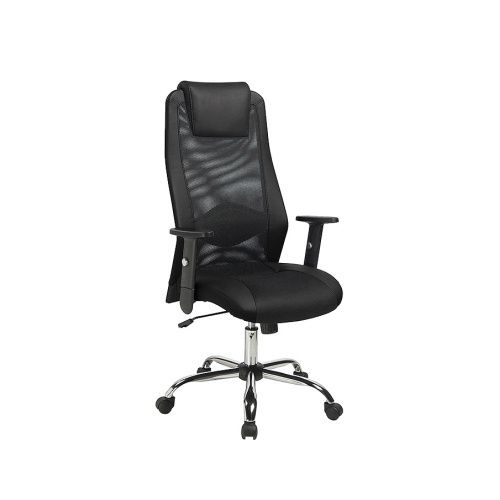 Kancelářská židle Sander se vzdušným opěradlem - černá