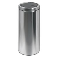 Chromový koš s plastovým výklopným víkem