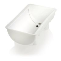 Plastový žlab s výpustí - 100 l