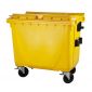 Plastový kontejner 660 l. - žlutý