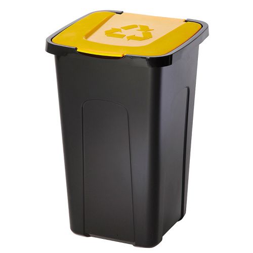Odpadkový koš REC žlutý 50 l.