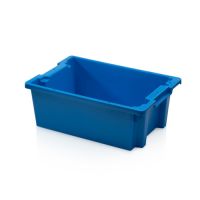 Přepravka stohovatelná - 600 x 400 x 220 mm - modrá