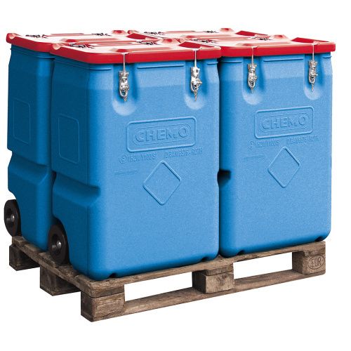 Mobil box 250 l. - zelené víko