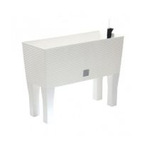 Obdélníkový květináč Rato Case 30 l - bílá