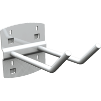 Háček dvojitý 45°, 100mm