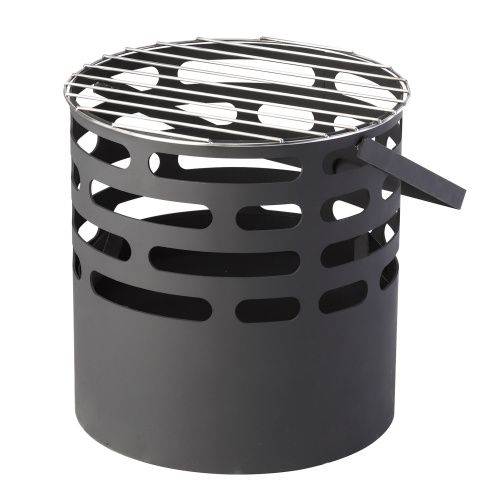Hengeres tűztálca / belső tartállyal