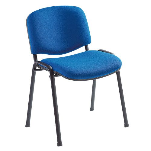 Konferenční židle - polstrovaná modrá
