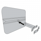 Ekonomické zrcadlo – 800 x 600 mm