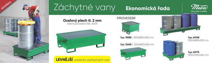 Záchytné vany EKO