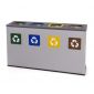 Odpadkový koš na tříděný odpad EKO – 4x 60 l