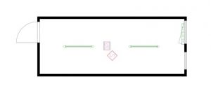 Obytný kontejner 2435x6055x2800 mm