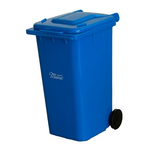 Műanyag mini kis kuka reklám céljára-kék
