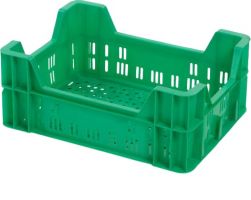 Plastová přepravka  zelená