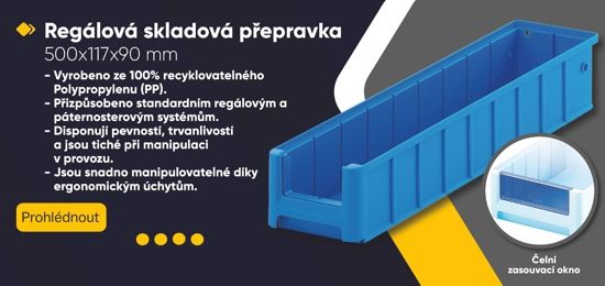 Regálová přepravka