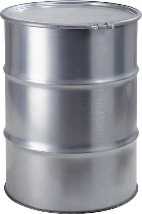 Nerezový sud 216,5Ltr. 1mm, odnímatelné víko, nerezový svěrací kruh se šroubem
