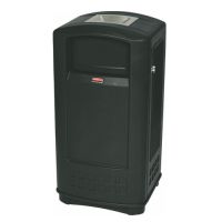 Plastový koš LANDMARK s popelníkem 133 l. - černý