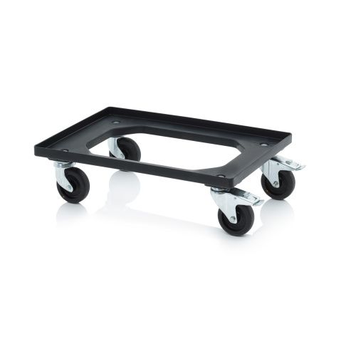 Univerzální manipulační podvozek pro přepravky (ESD) – 2 kolečka s brzdou