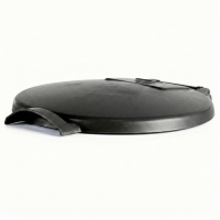 Malé víčko kulaté k 240 l plastové nádobě - černé