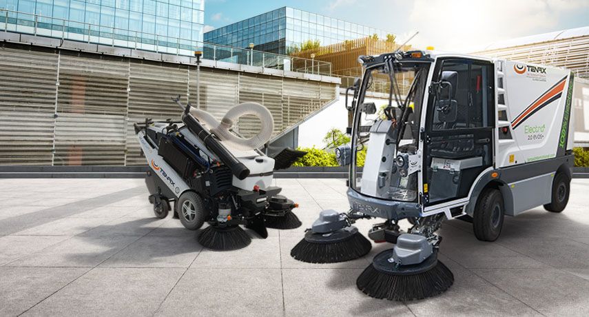 ÚKLIDOVÁ TECHNIKA TENAX - 100 % ELEKTRICKÉ TECHNOLOGIE