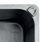 Plastový box bez víka - 650 l - 3 ližiny