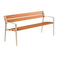 Parková lavička Minsk - krémová