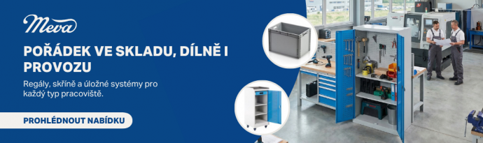 úklid - regály, boxy , přepravky, dílenské skříně na nářadí, úklidové vozíky