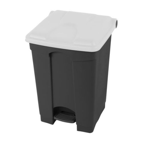 Nášlapný koš 45L - bílé víko