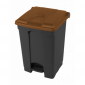 Nášlapný koš 45L - hnědé víko