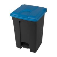 Nášlapný koš 45L - modré víko
