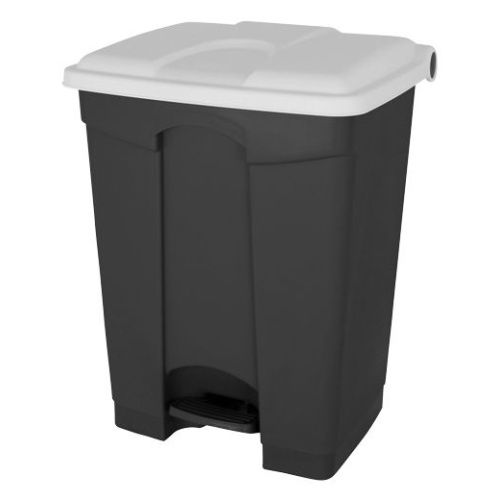 Nášlapný koš 70L - bílé víko