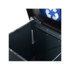 Nástěnný odpadkový koš na separaci 3 x 35 l