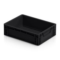 Plastová EURO přepravka 400x300x120mm - ESD