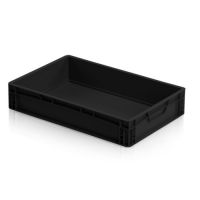 Plastová EURO přepravka 600x400x120mm - ESD
