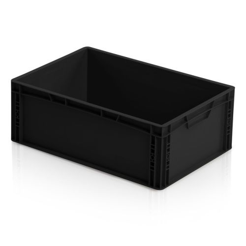 Plastová EURO přepravka 600x400x220 mm - ESD