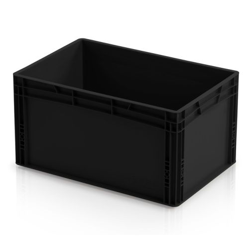 Plastová EURO přepravka 600x400x320 mm - ESD