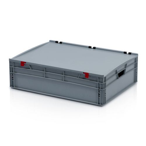 Plastová EURO přepravka s víkem – 800 x 600 x 235 mm