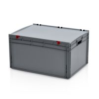 Plastová EURO přepravka s víkem – 800 x 600 x 435 mm