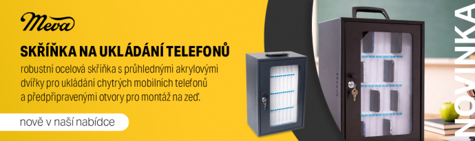 Skříňka na ukládání mobilních telefonů