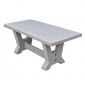 Betonový stůl - Verona Bianco 160 x 80 x 75 cm